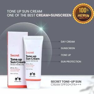 Secret Tone Up Sun Cream SPF 50+ Brightening and protecting Sunscreen 70ml